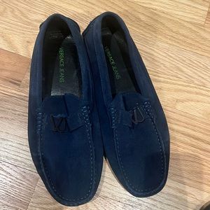 VERSACE SUEDE BLUE SHOES